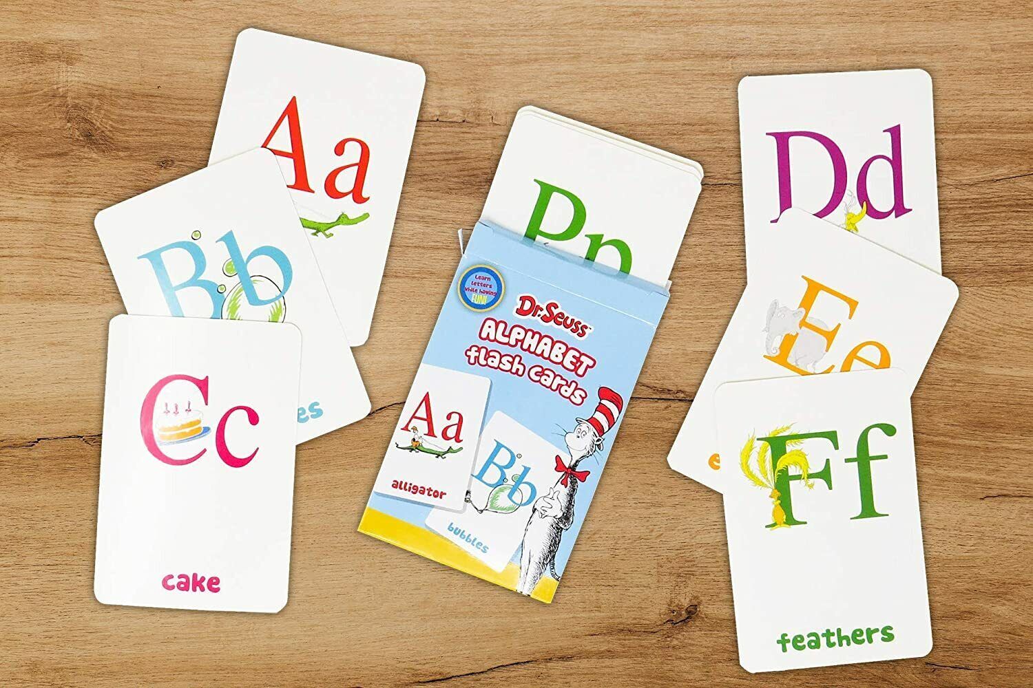 Dr. Seuss Flash Cards 4 Boxes Pre-K 1st Words Alphabet Colors Numbers Shapes