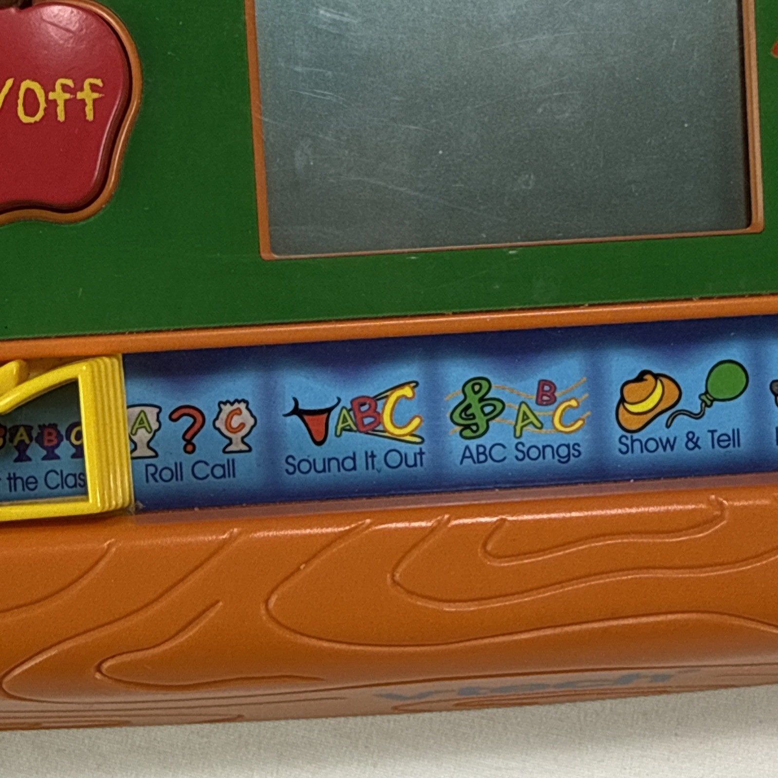 RARE Vtg VTech Interactive Alphabet Classroom Learning Toy Yellow – WORKS!