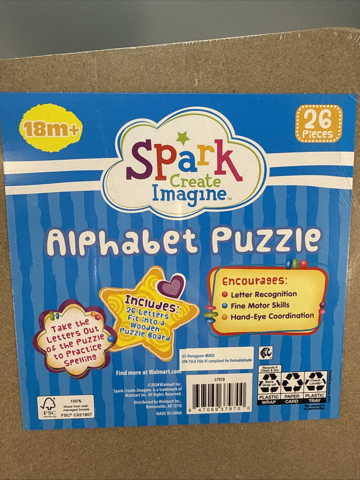 Spark Create Imagine Alphabet Puzzle 2024 Letters And Board Puzzle