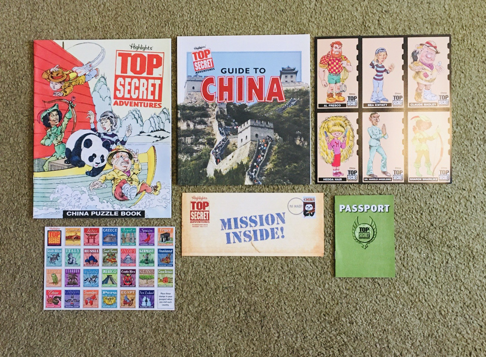 Lot 3 Highlights Top Secret Adventures Game China Rio Australia Home Schooling