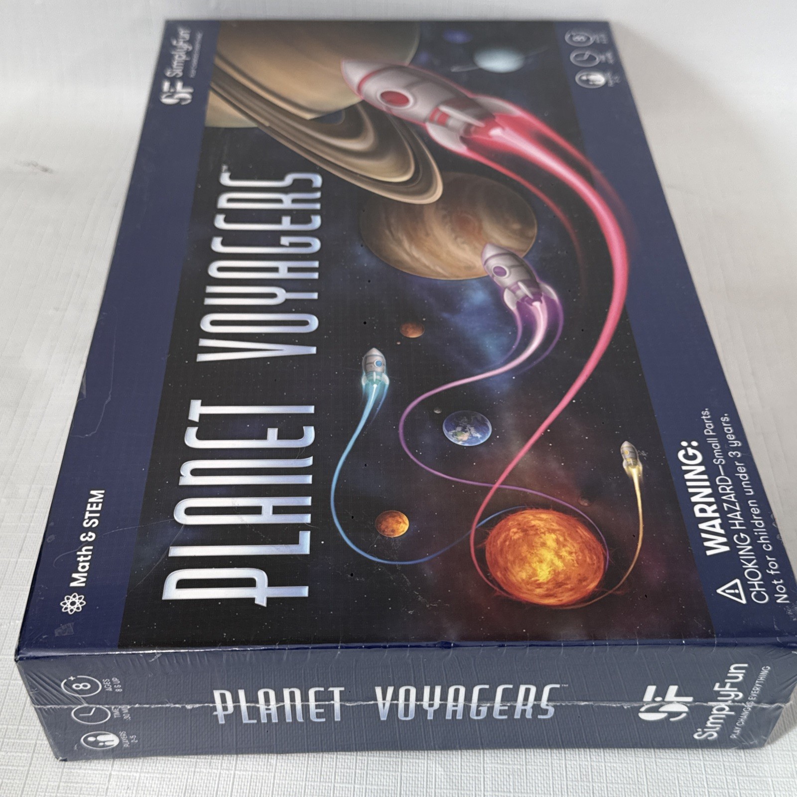 PLANET VOYAGERS Simply Fun Board Game MATH & STEM ASTRONOMY STRATEGY New Sealed