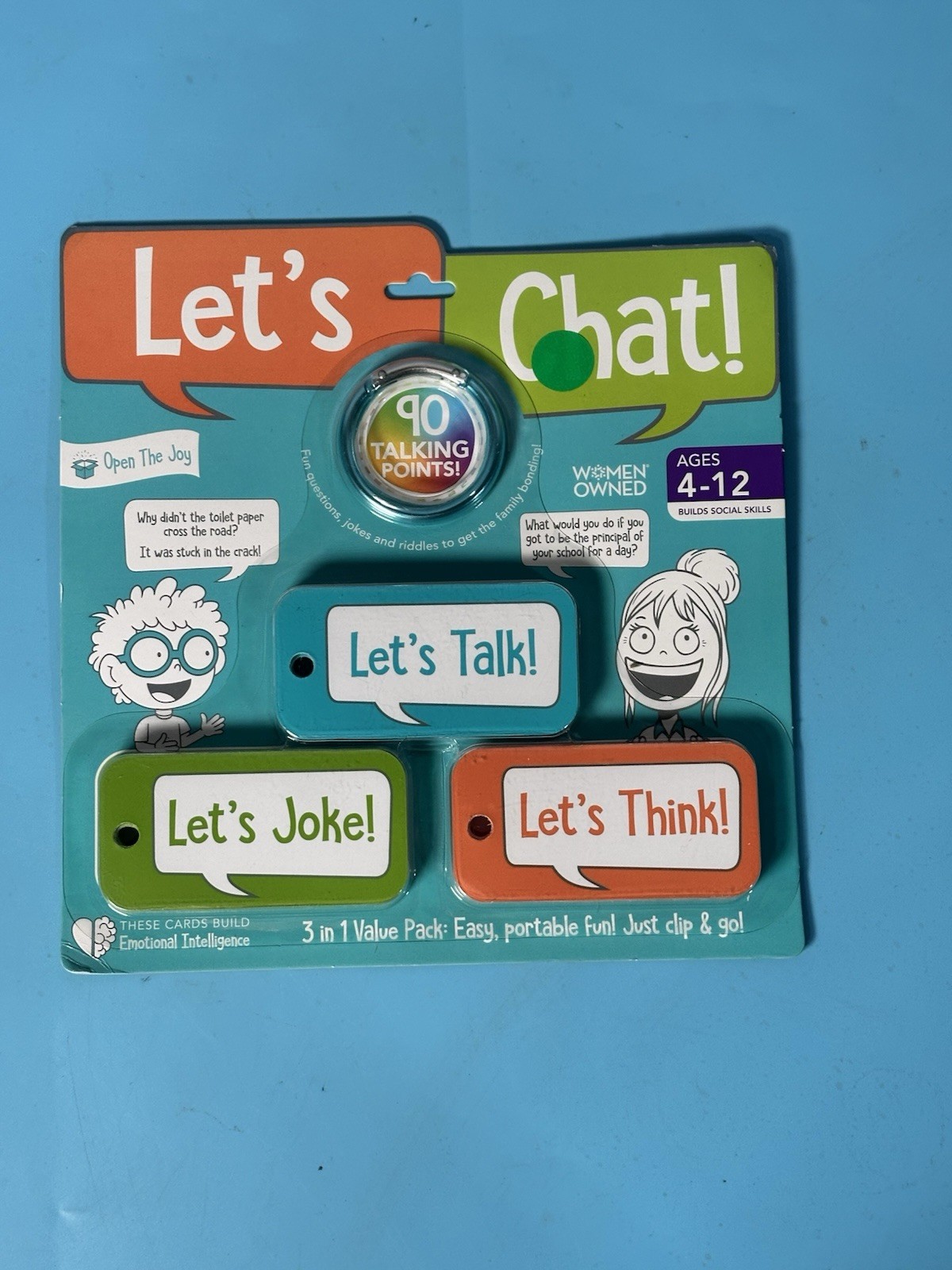 Open The Joy Let’s Chat! 90 Talking Point’s NEW SEALED
