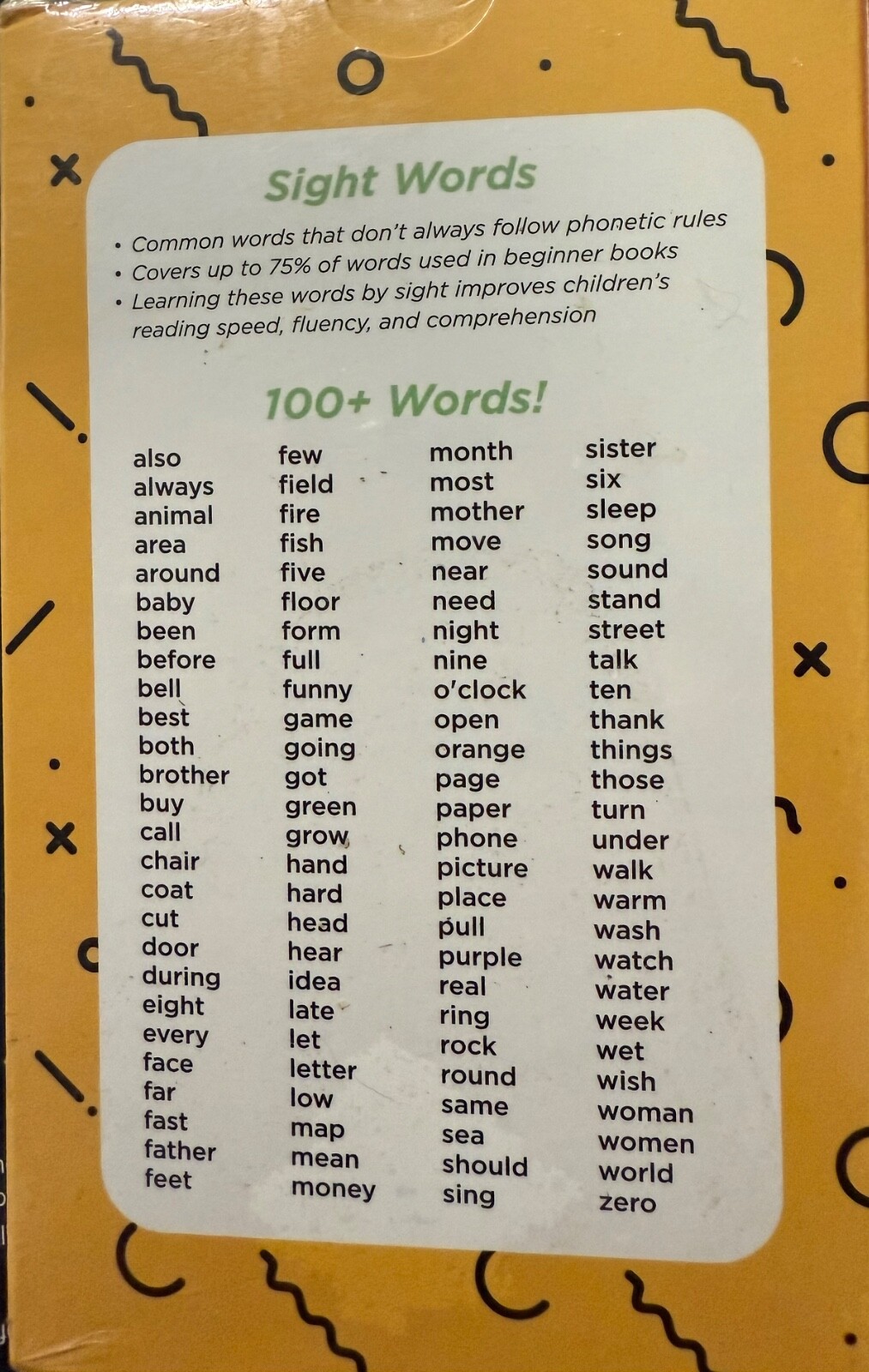 K Sight Words Flash Cards (Kindergarten- 2nd grade ) Pack 100 Think Tank Scholar