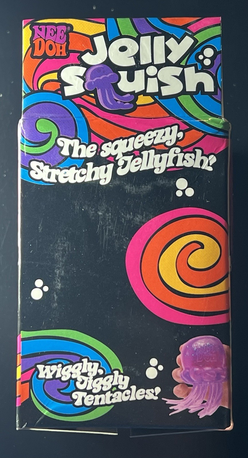 Pink NeeDoh JELLY SQUISH Sparkle Jellyfish Squishy Nee Doh