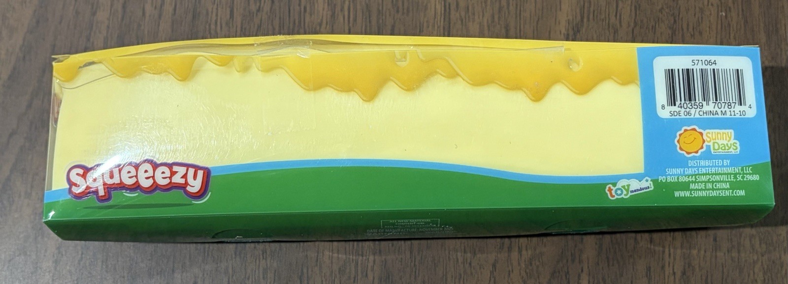 Squeeezy Butter 14oz Squishy Stress Toy Salted Butter Stick Stretch Fidget