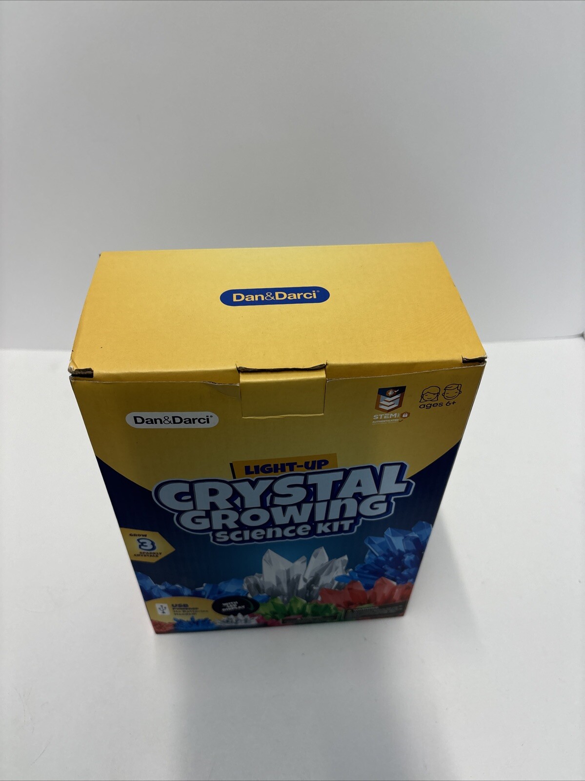 Dan&Darci Light up Crystal Growing Science Kit W/LED Display USB Powered