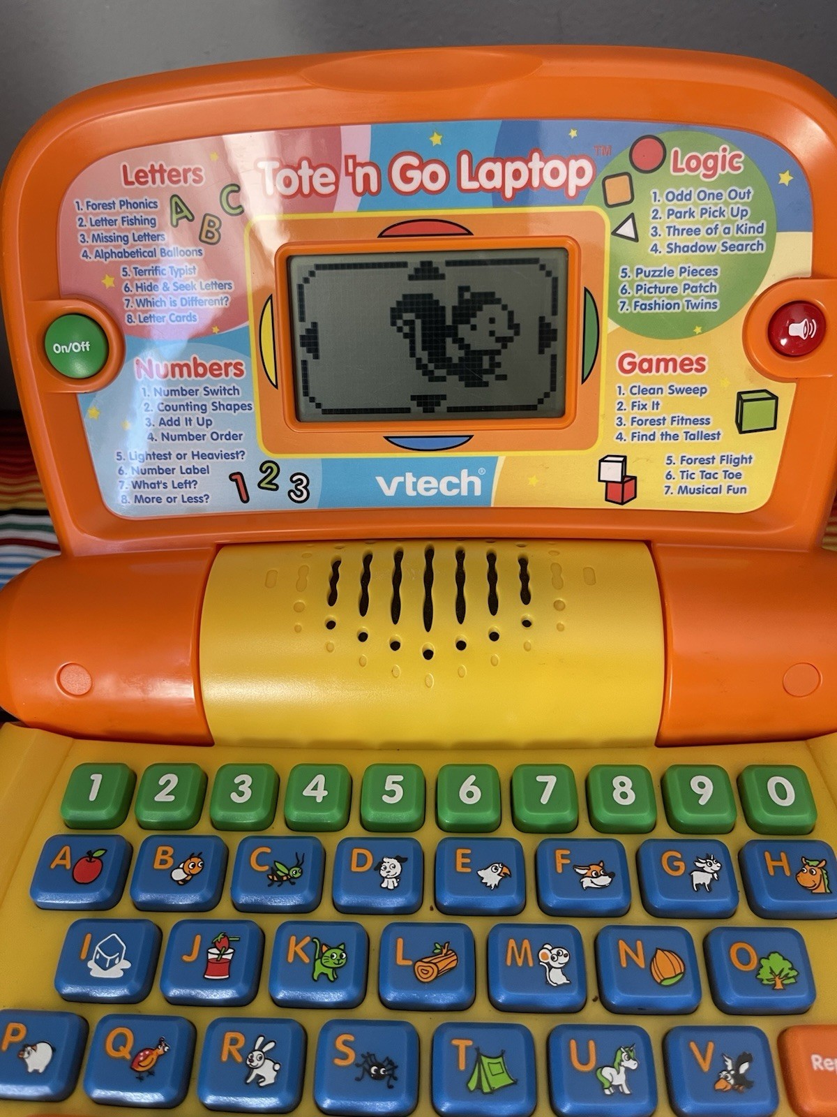VTech Tote ‘n Go Laptop Learning Toy (Tested and Working)