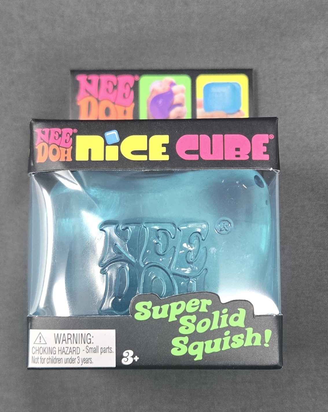 Nee Doh Nice Cube Super Solid Squish (Lot of 10) Blue Purple Pink – NEW