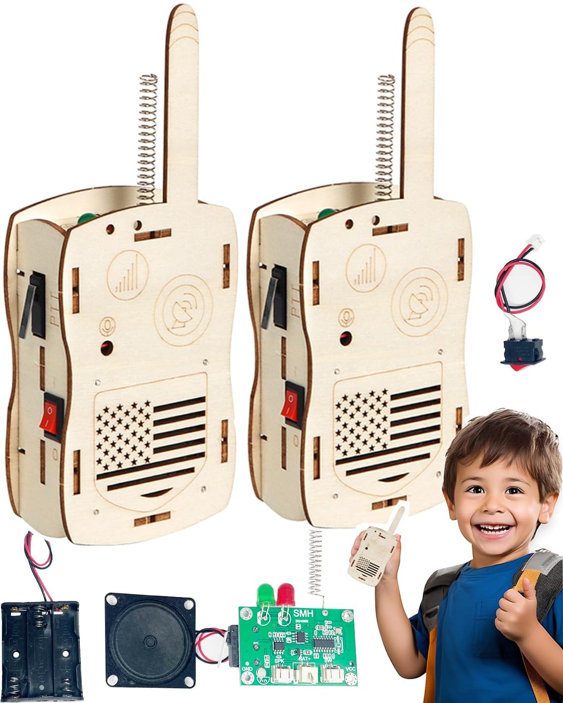 STEM Toys Science Kids Walkie Talkies for 6 7 8 9 10 11 12 13 14+ Years Old B…