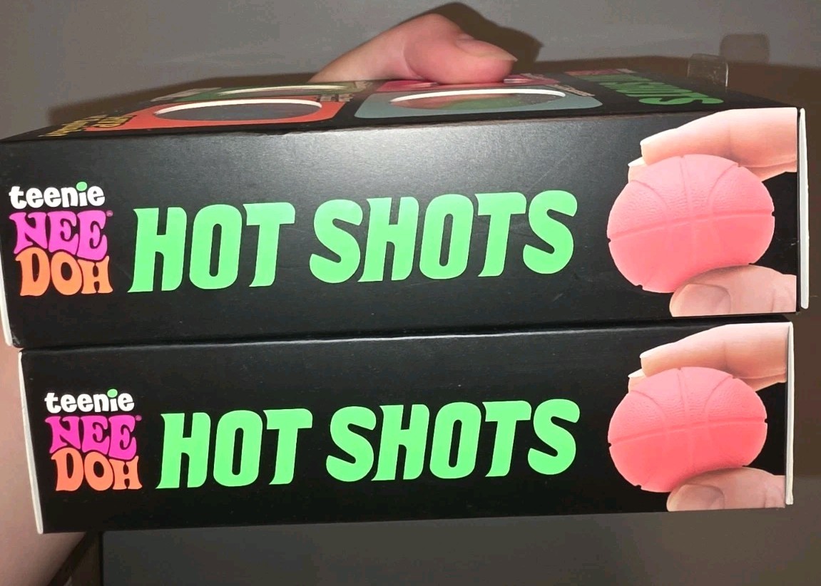 Needoh Hot Shots 4pk Unopened Multicolor Squishy Toy RARE