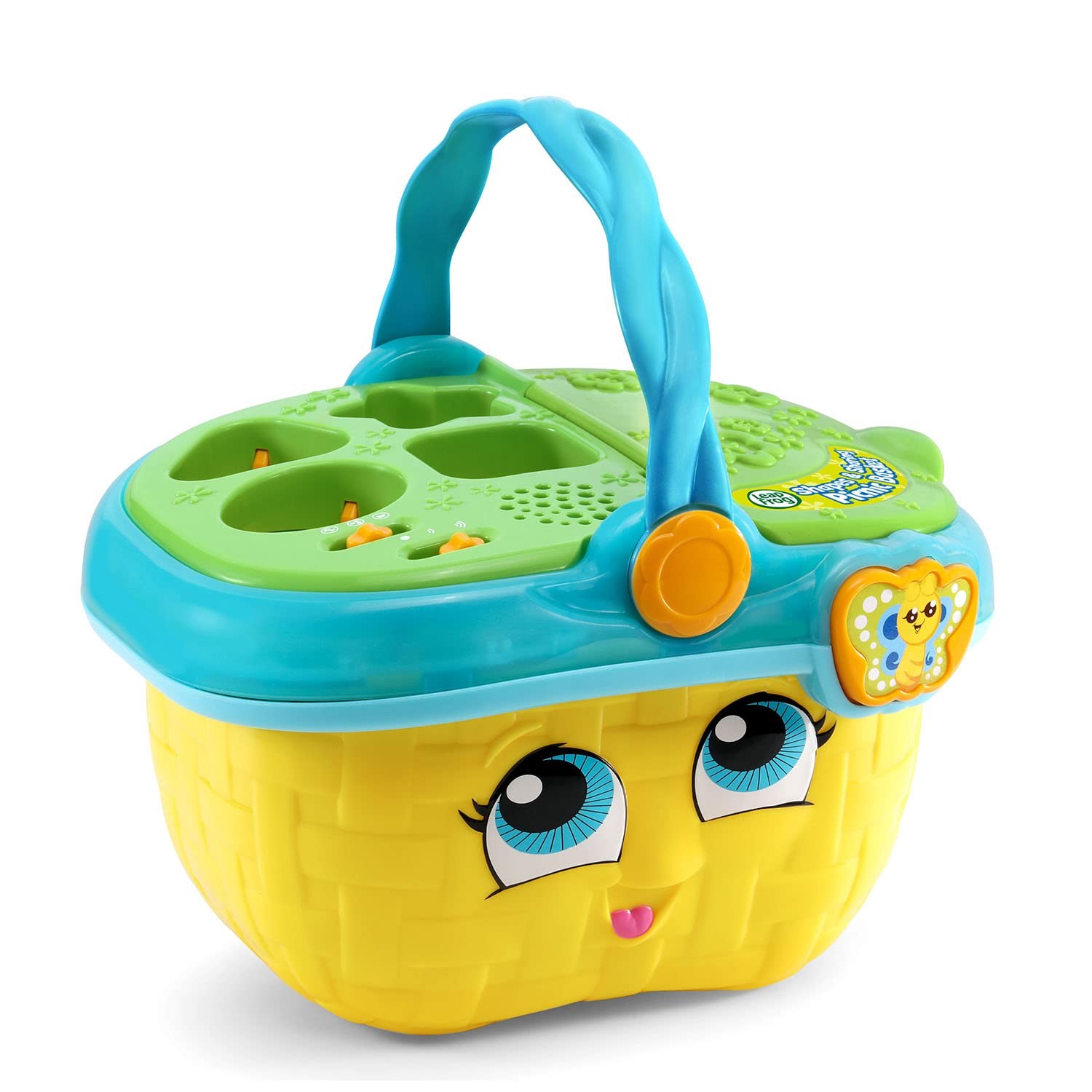 Shapes and Sharing Picnic Basket Interactive Toy with Food Pieces and Music
