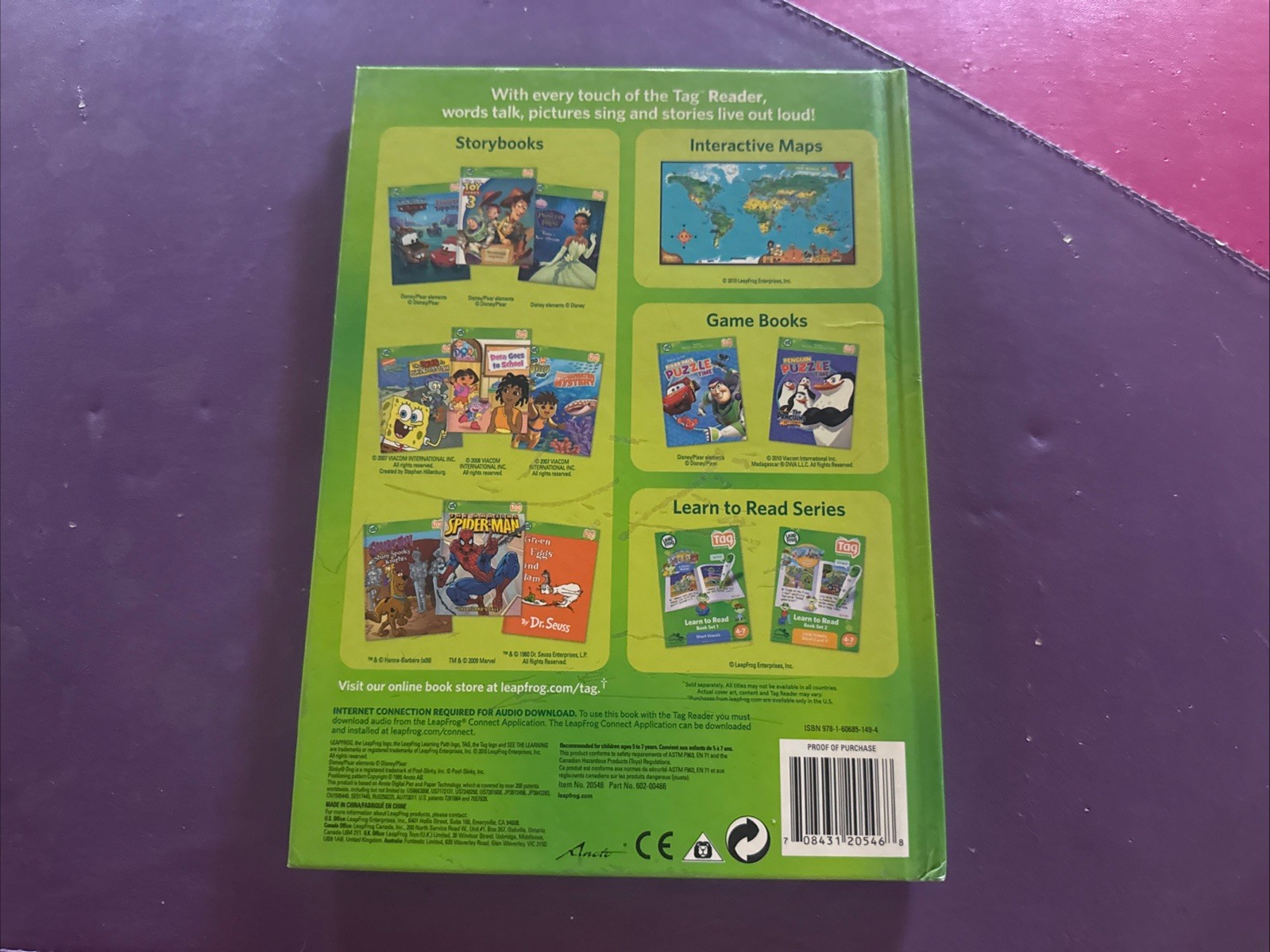 LeapFrog Tag + LeapReader book — DISNEY PIXAR: PIXAR PALS PUZZLE TIME