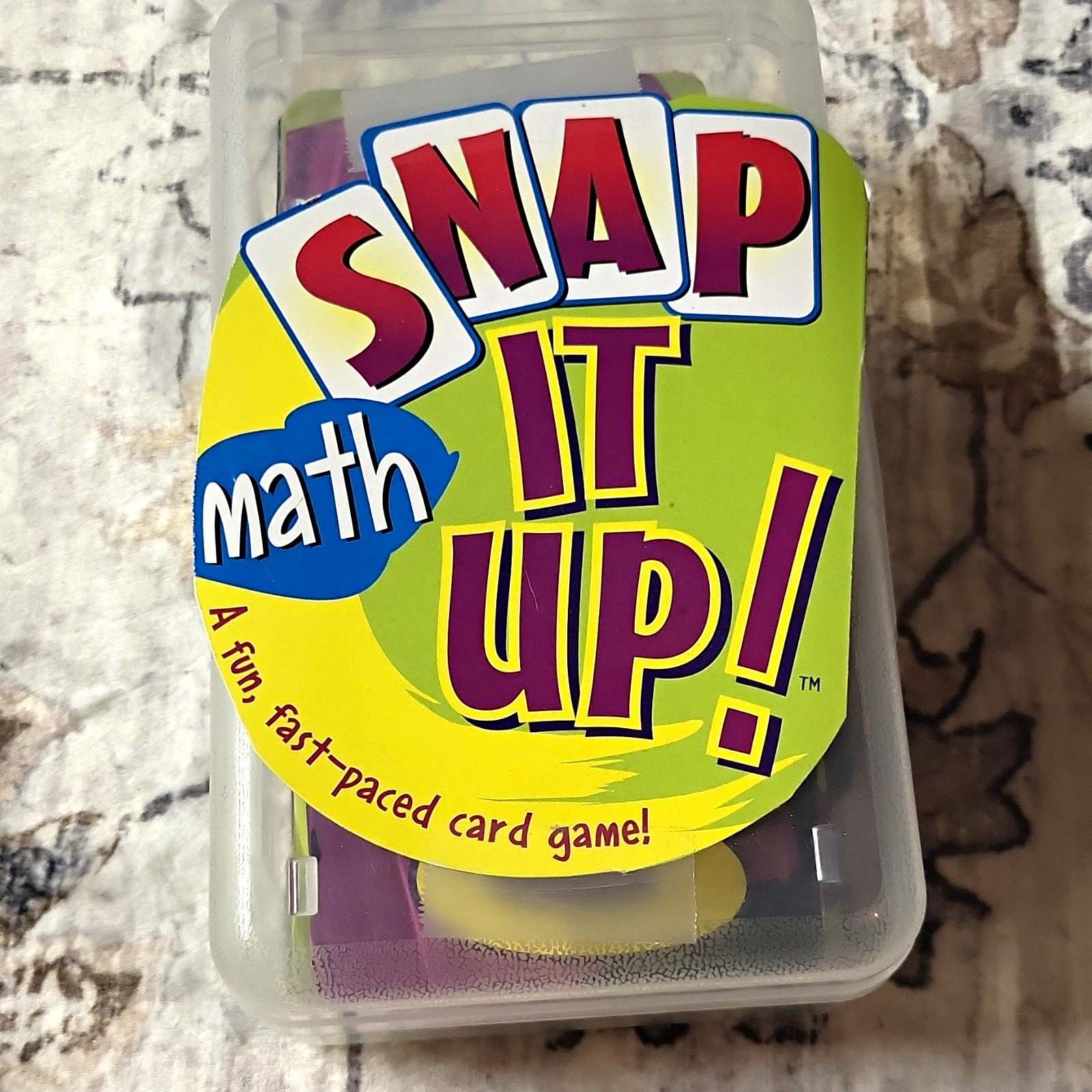 Snap It Up! Math Fast-Paced Card Game for Kids Ages 8-11 Years