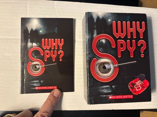 Scholastics “Why Spy” Kids Spying Device and Instructions Manual