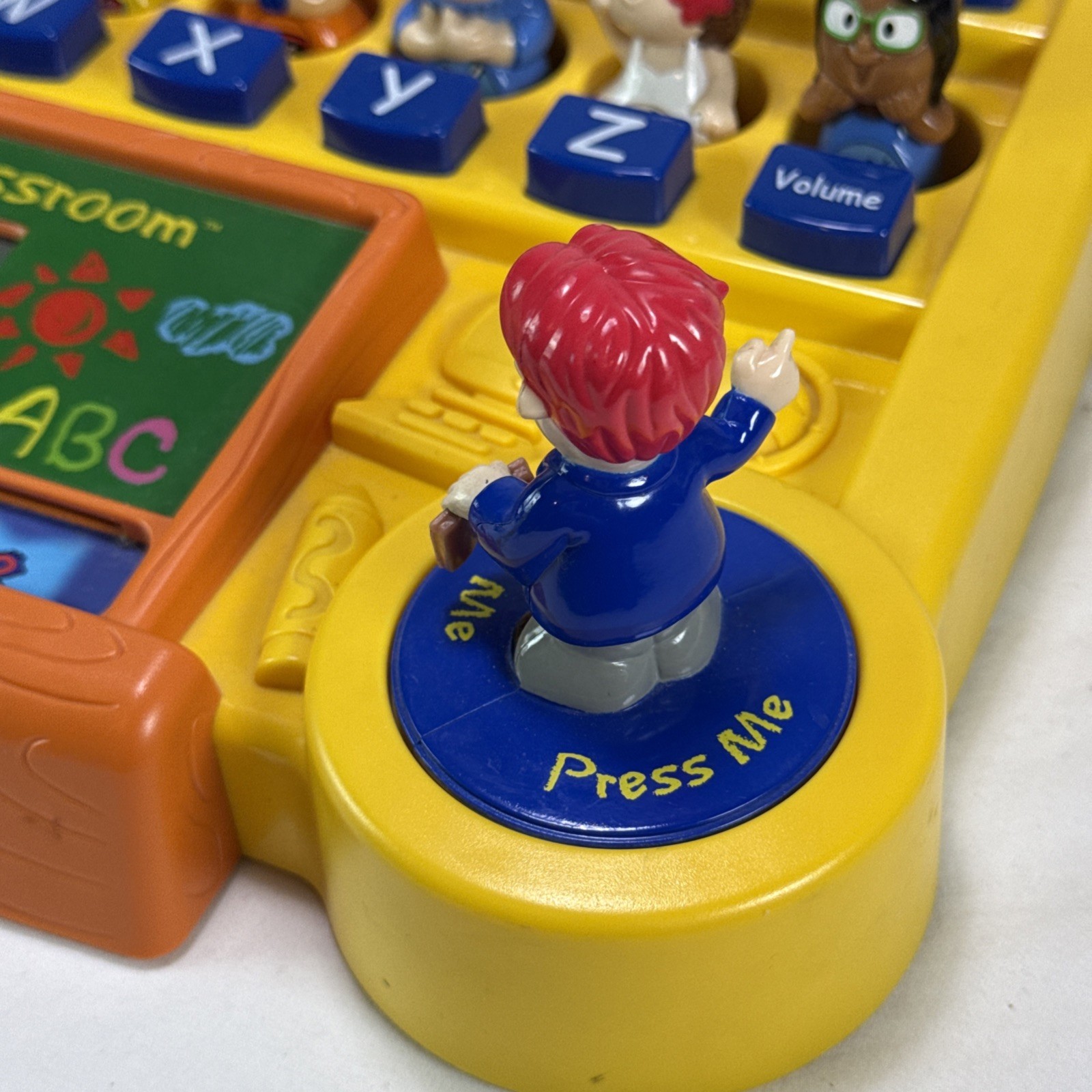 RARE Vtg VTech Interactive Alphabet Classroom Learning Toy Yellow – WORKS!