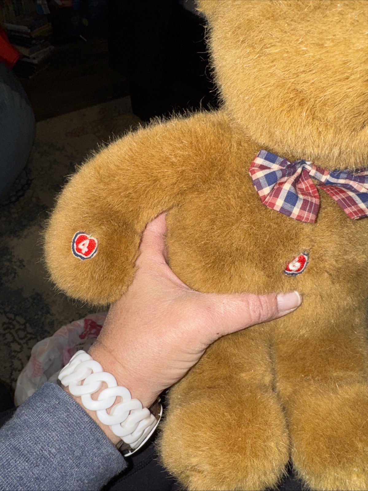 1998 General Creation Math Teacher Teddy Bear Teaching Add & Sub Talking Plush
