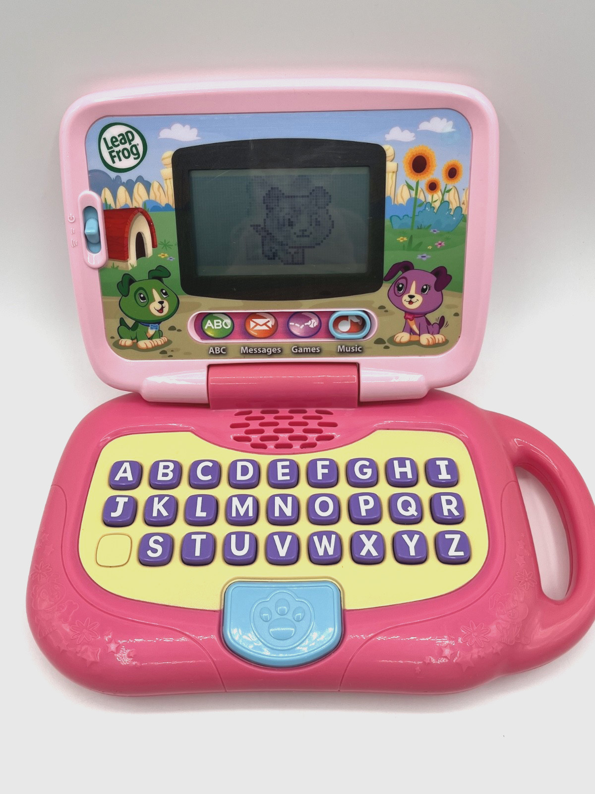 LeapFrog 2 In 1 My Own Leaptop Touch Laptop Tablet Computer Pink WORKS!