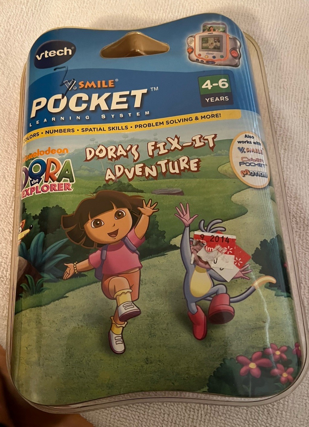 VTech V.Smile Pocket Learning System Dora’s Fix-It Adventure Game 4-6 Years NIP