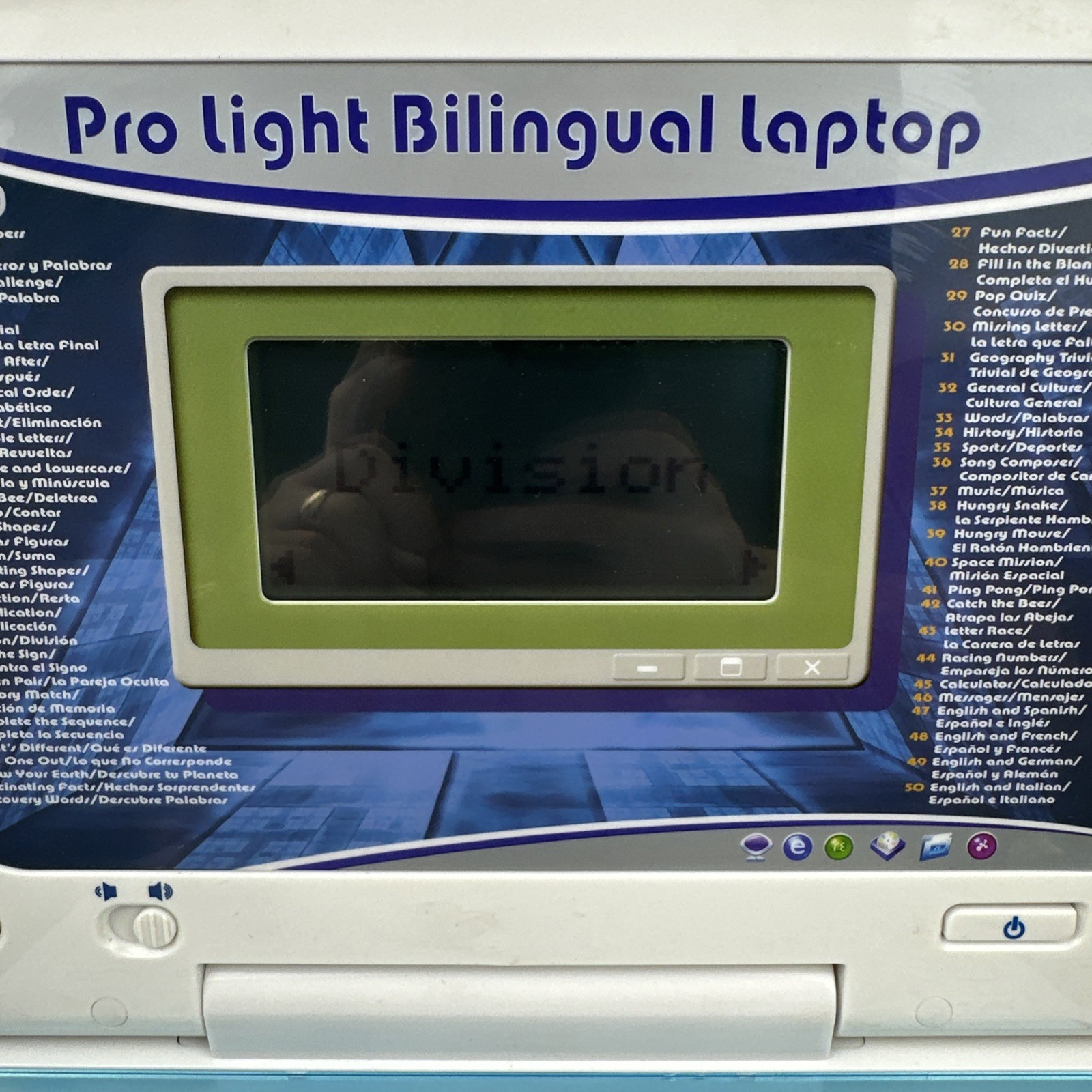 Pro Light Bilingual Laptop English Spanish Talking Computer Educational