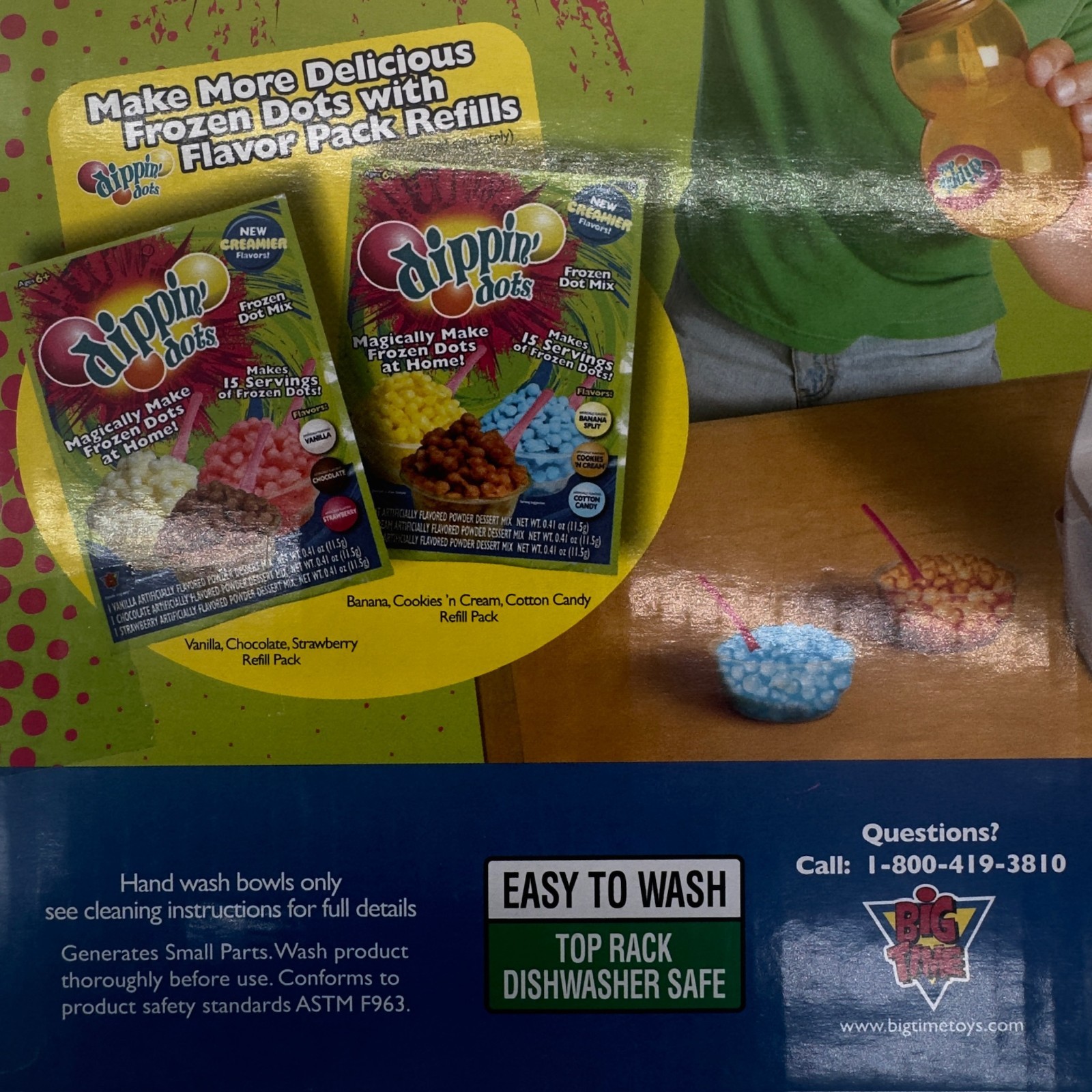 NEW Factory Sealed Dippin Dots Frozen Dot Maker Big Time Toys 2009 Rare NOS
