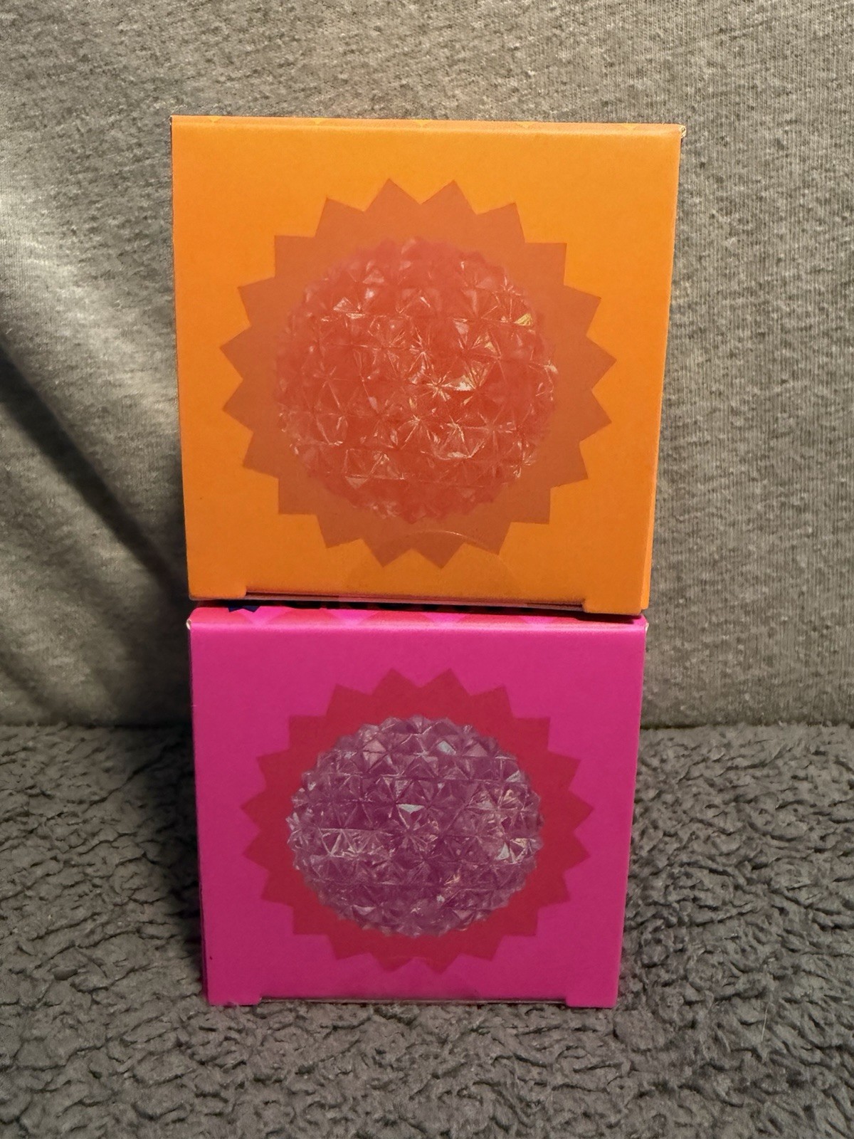 Lot 2 J’adore Diamond Squishy Super Duper Squishy Pink & Orange ✅ Pics FREE2SHIP