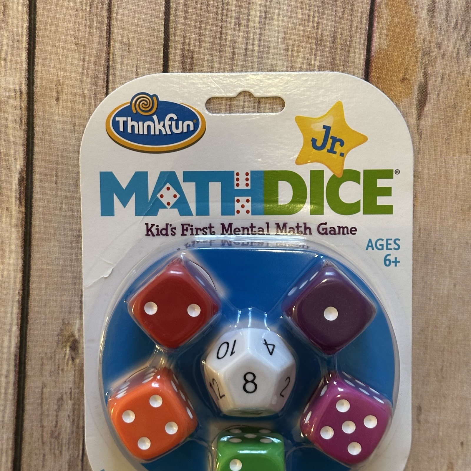 Thinkfun Jr. Math Dice Game Kids First Mental Math Game Ages 6+ Educational Game