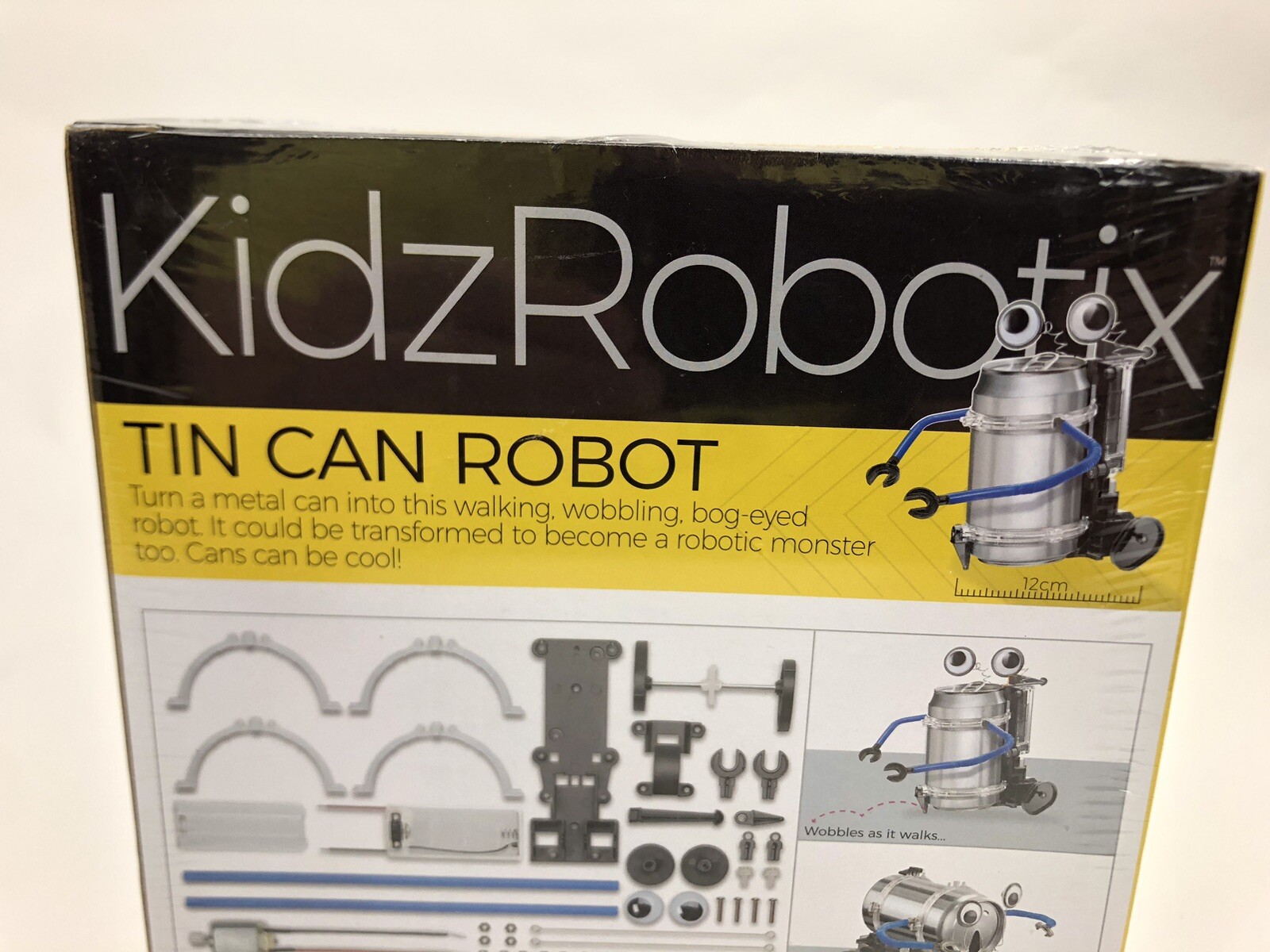 KidzRobotix Tin Can Robot Kit Educational Gift Toy Fun Project! Ages 8 & Up