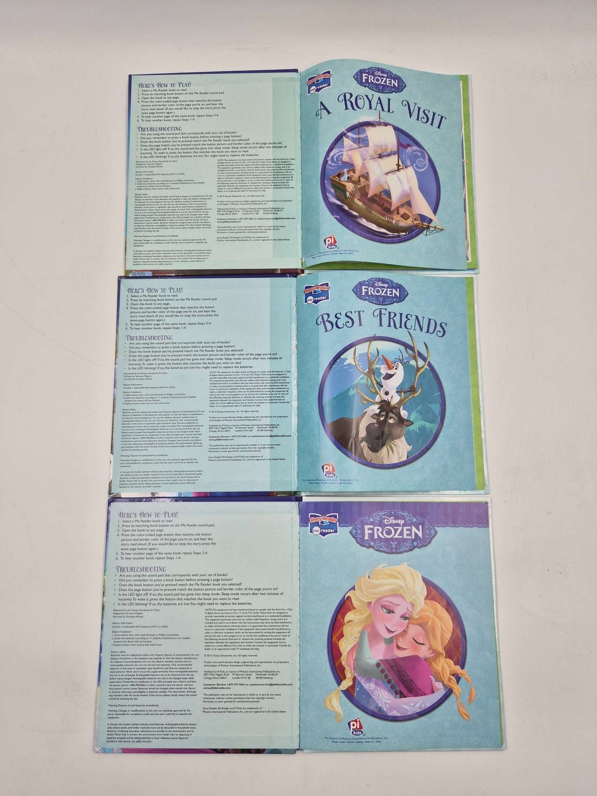 Disney Frozen Me Reader 8-Book Interactive Reading System with Electronic Pad
