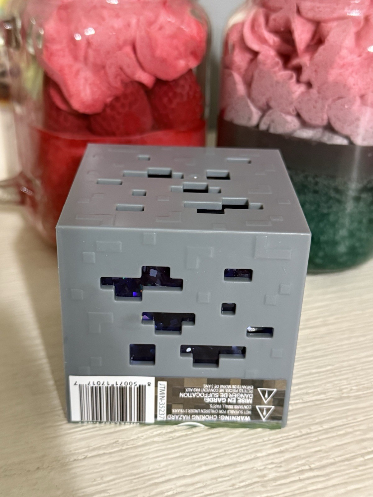 New MINECRAFT JELLY CUBES – RARE Purple Viral Squishy Nee Doh Ish Type Fidget