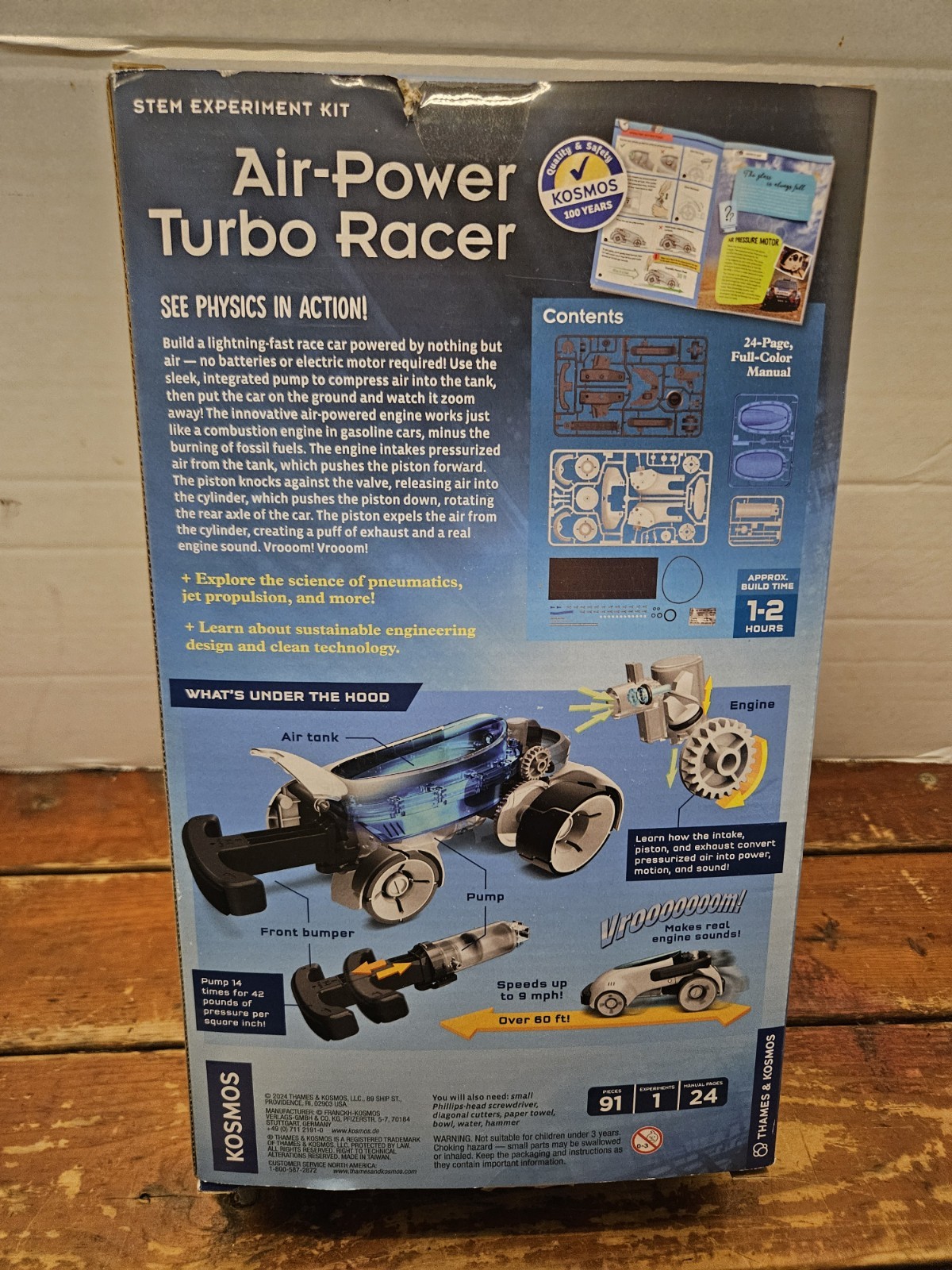 Thames & Kosmos Air-Power Turbo Racer STEM Experiment Kit, MPN 550057