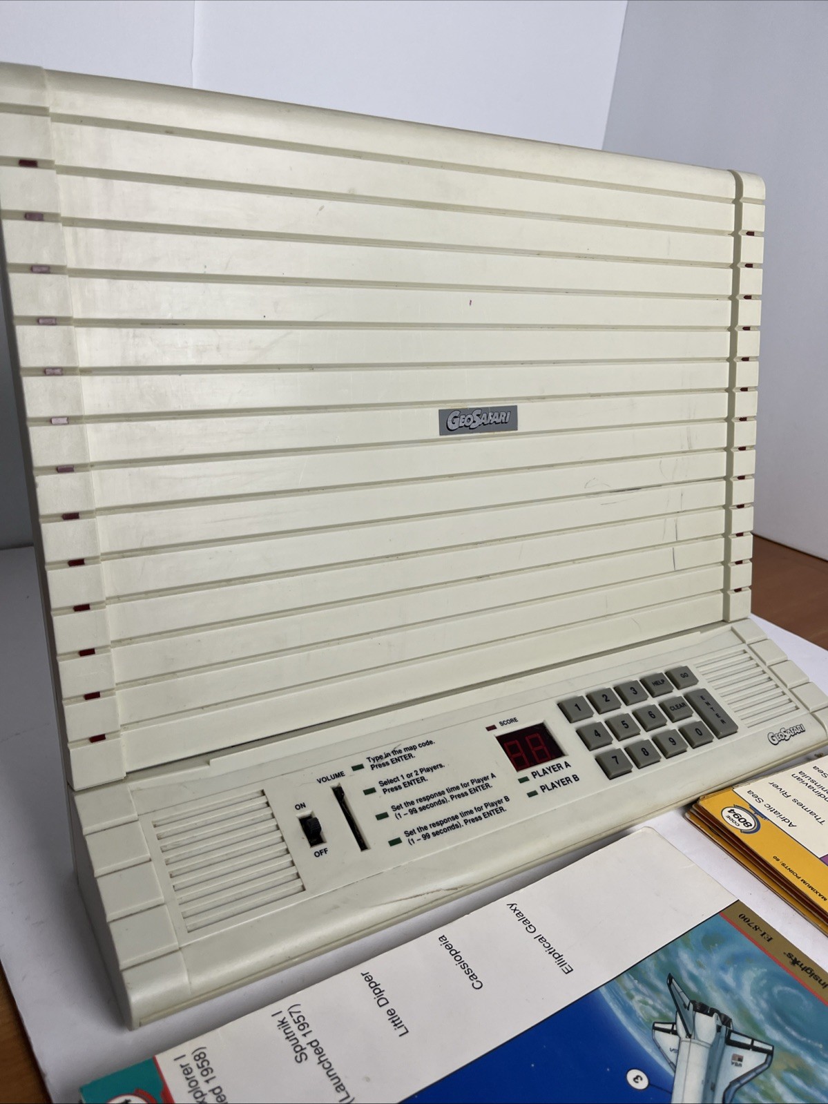 Vtg GeoSafari Electronic Homeschooling Learning System EI 8700 – WORKS SEE VIDEO