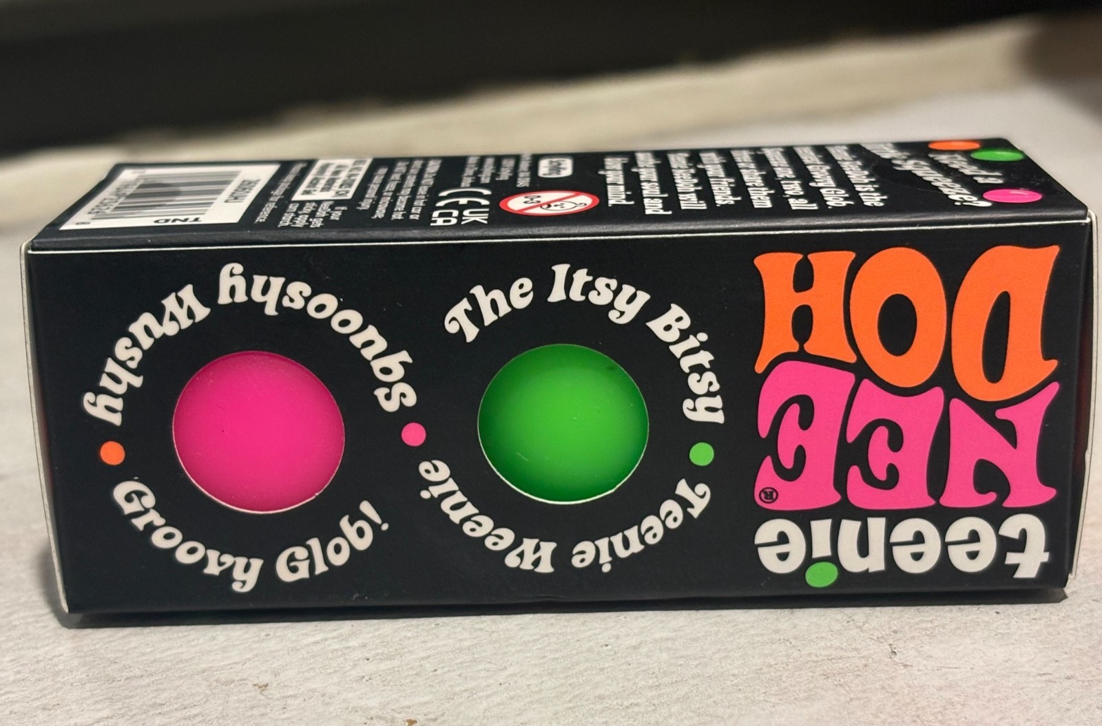RARE Teenie Nee Doh Groovy Glob 3 Pack – Pink Green Purple – Sealed & Authentic!