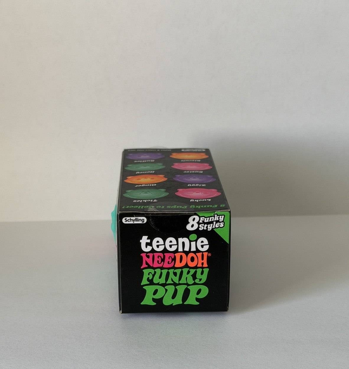 NeeDoh teenie FUNKY PUP authentic nee doh 3 pack has purple/teal/pink combo