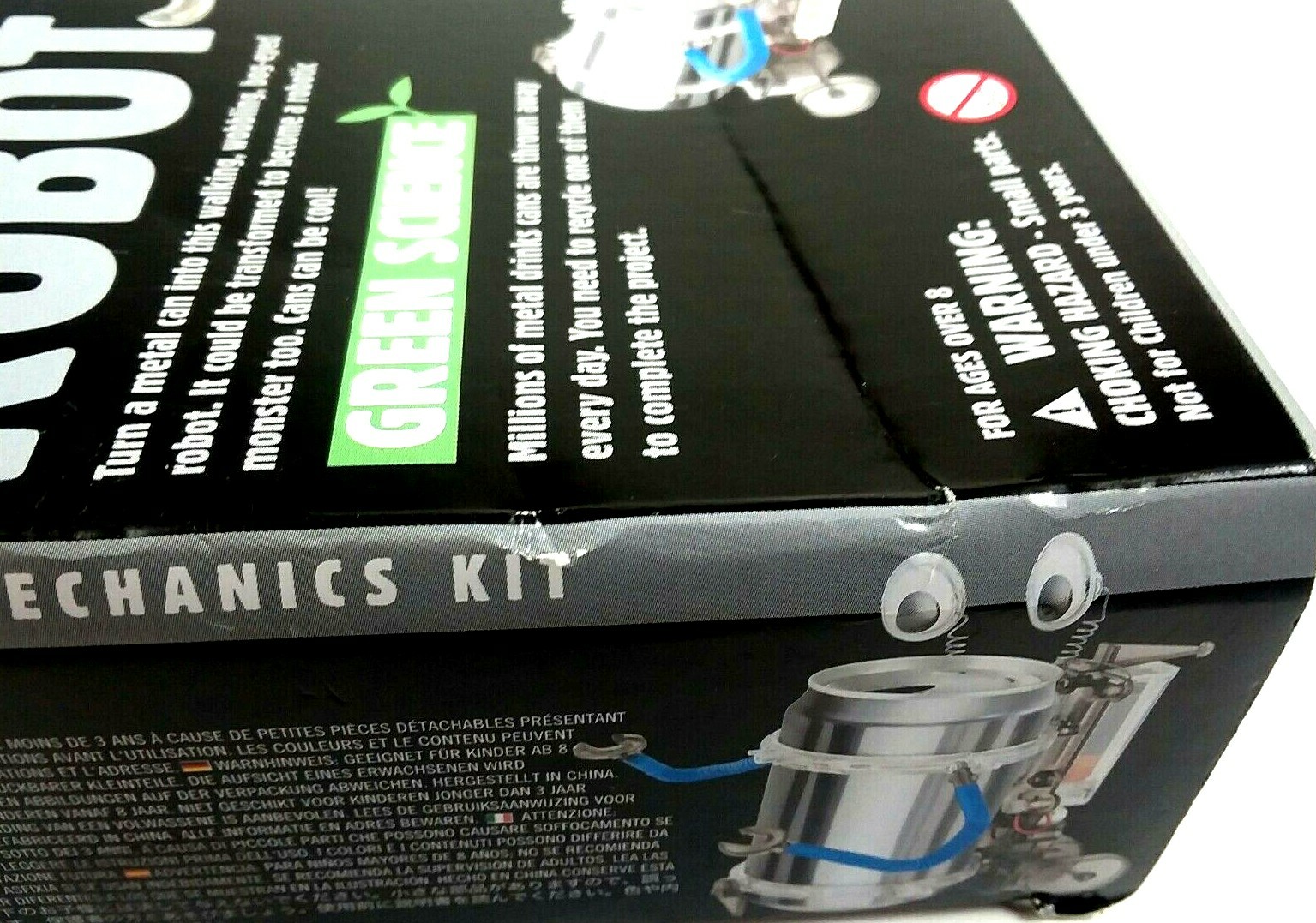 4M Tin Can Robot Science Kit for Ages 8 and Older, Electronic Learning Toys