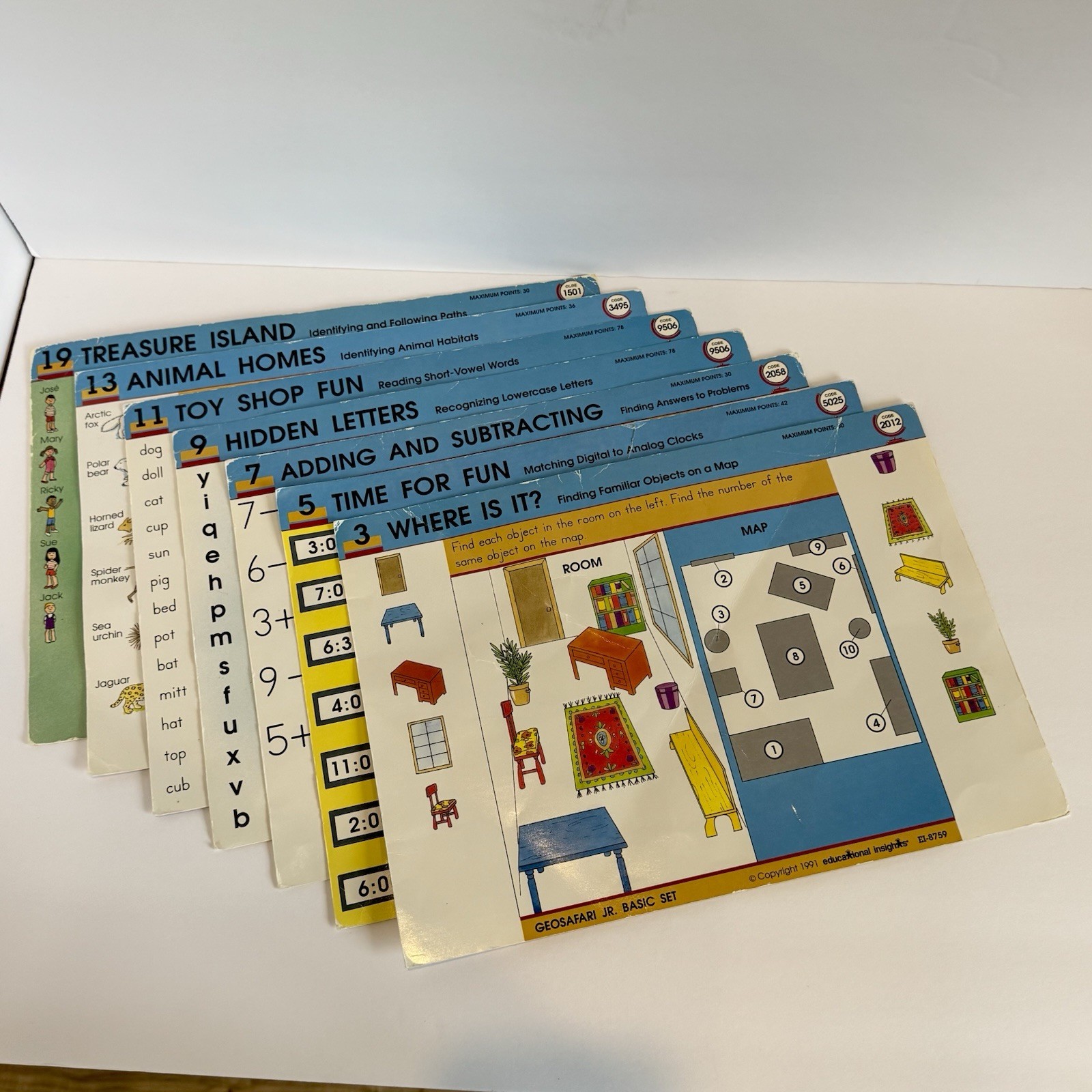 Vintage GeoSafari EI-8700 Electronic Learning Game W/ 20 Cards WORKS READ