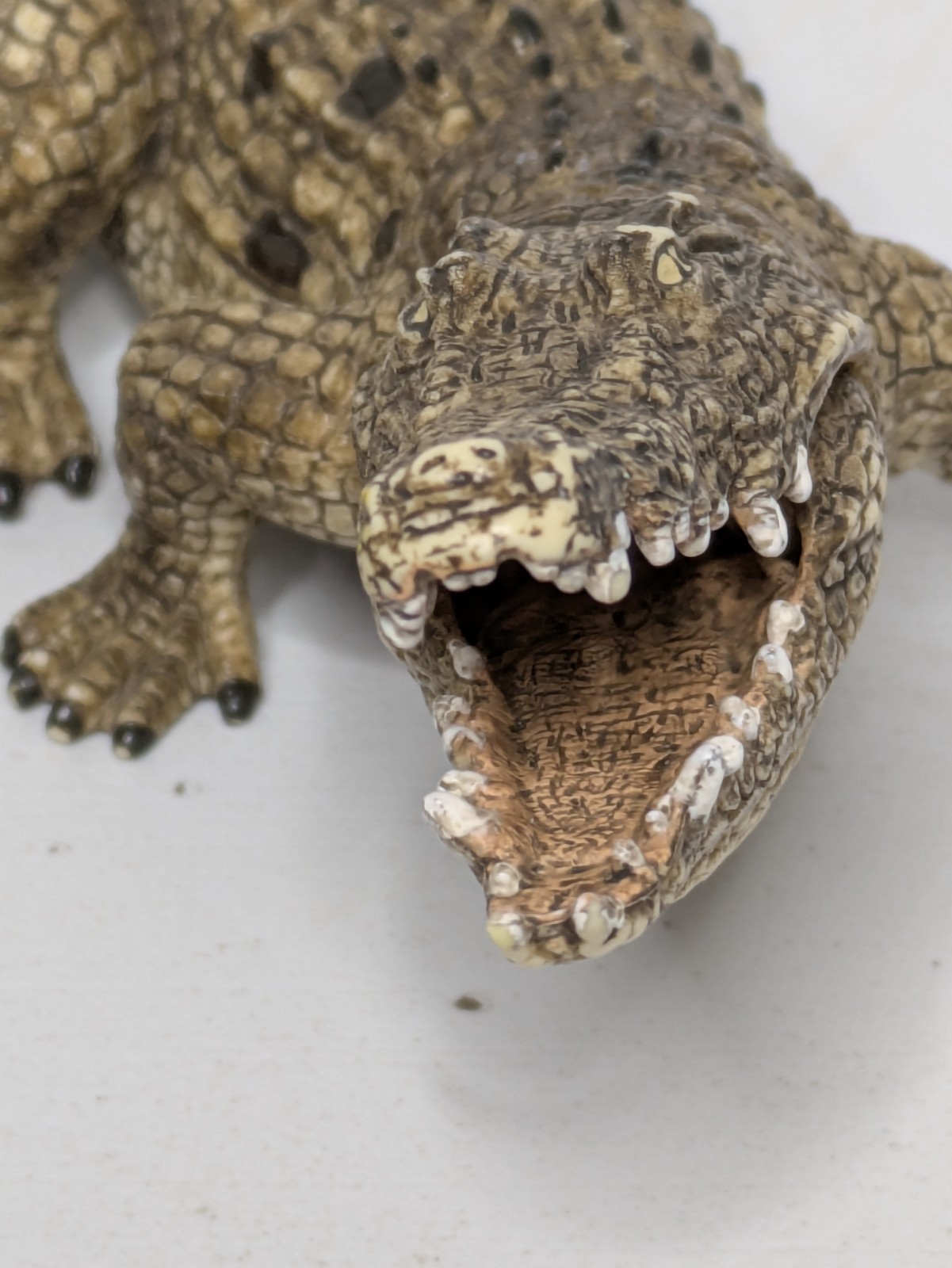 Lot 2 Schleich 7″ Crocodile D-73527 Animal Figure 2014 Movable Jaws AM Limes 69
