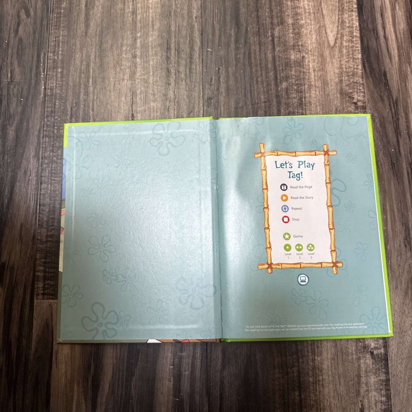 LeapFrog Tag, LeapReader book — SPONGEBOB SQUAREPANTS: TOUR de BIKINI BOTTOM
