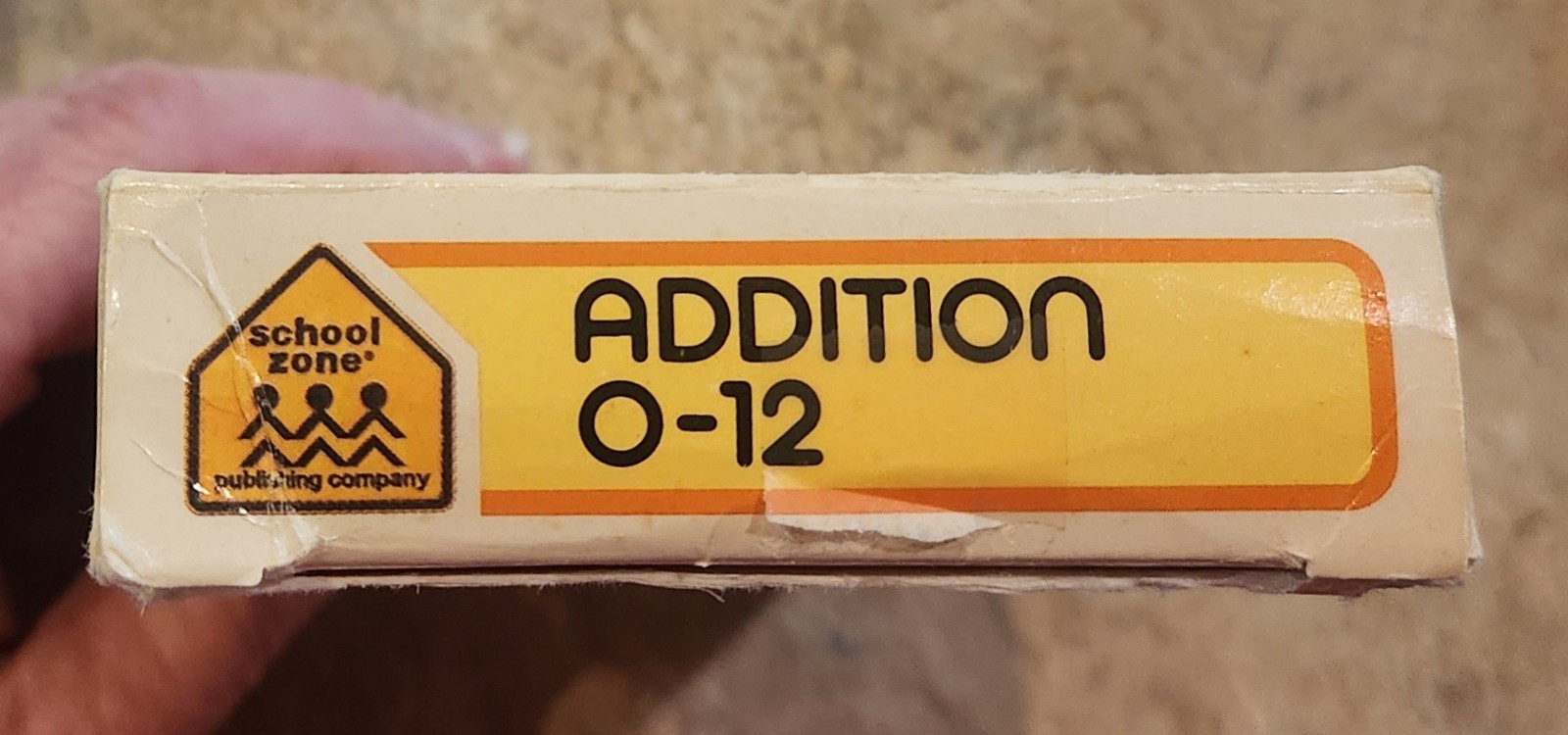 1984 School Zone Flash Cards ADDITION 0-12 Complete Set 91 Problems