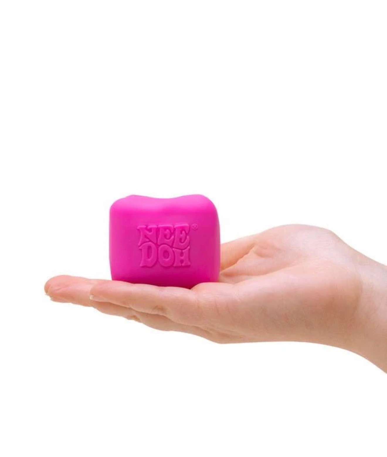 Nee Doh Color Change Cube Squishy Toy Pink Blue Yellow *Free Shipping*