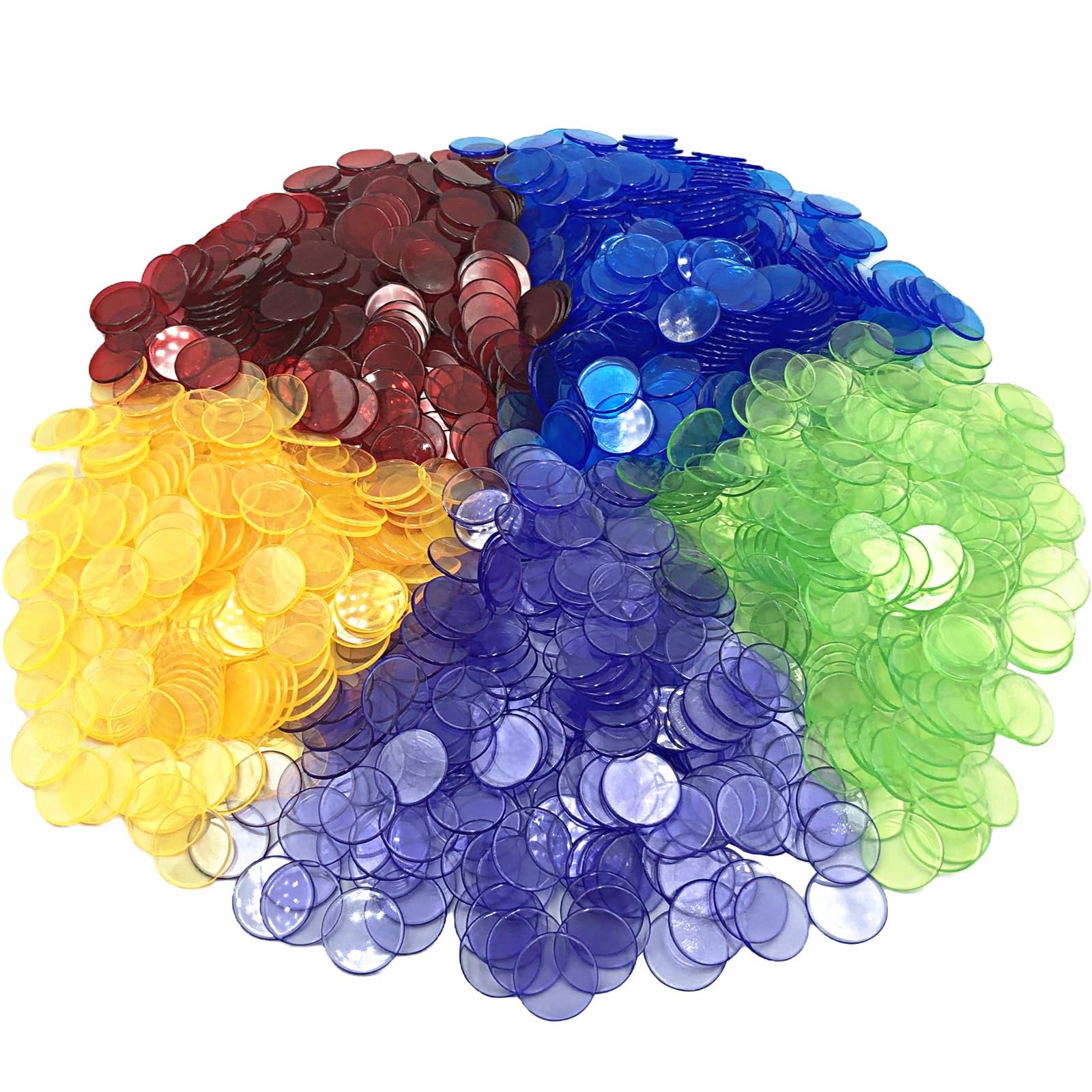 “1000 Bingo Chips Markers – Plastic Tokens for Game Night Parties Classroom”