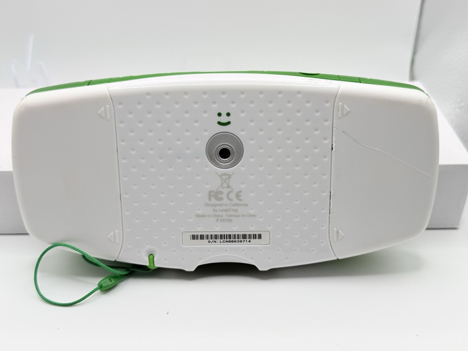 LEAPFROG LEAPSTER GS Green Game Console w/3 Games & Carry Case, Tested & Working