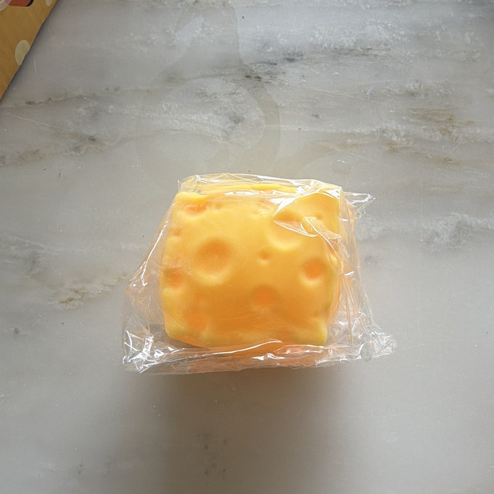 Cheese Squishy Squeeze Ball Toy, Yellow,