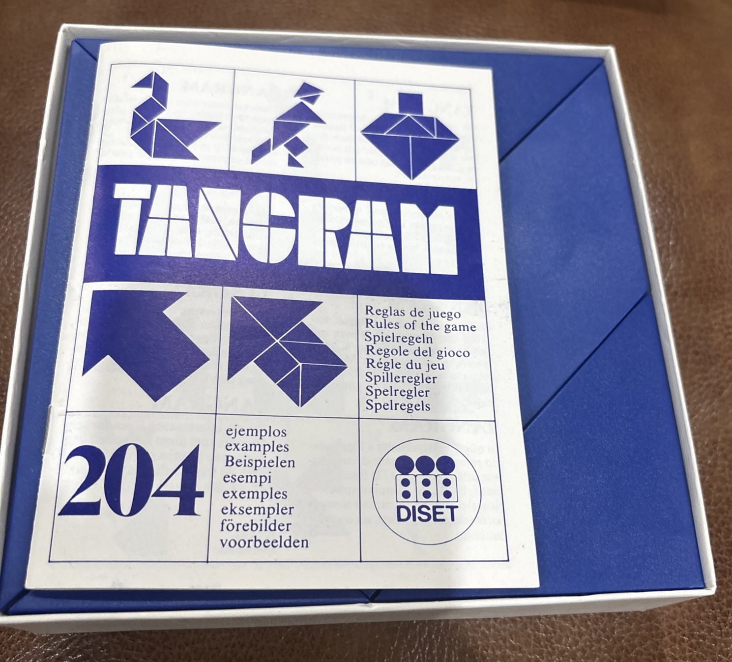 Vintage Discovery Toys Place and Trace Puzzle Animals Vehicles & Tangram 7 Pc