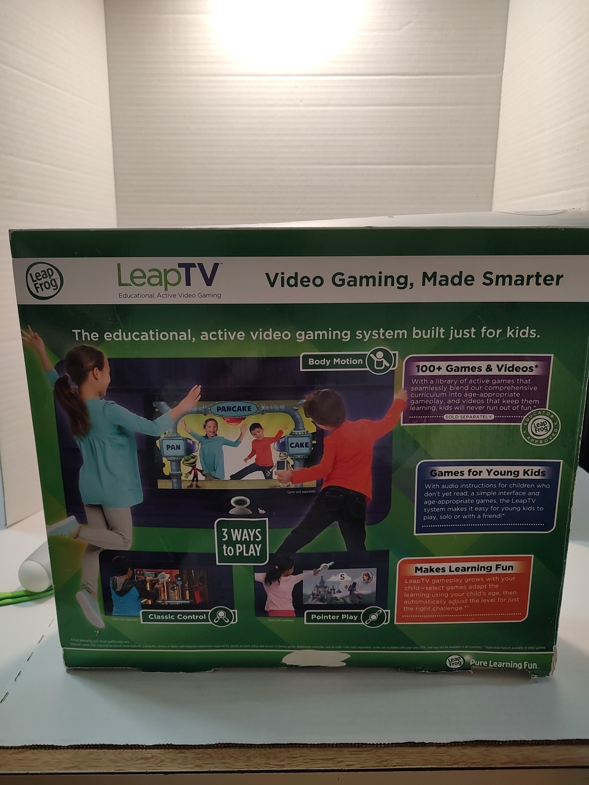 🔥 LeapFrog LeapTV Educational Active Video Gaming System Console w/ Sports Game