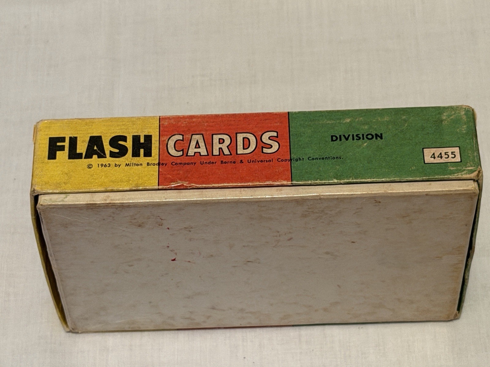(4) Vintage 1962 and 1963 Milton Bradley Flash Cards Grades 2 thru 6