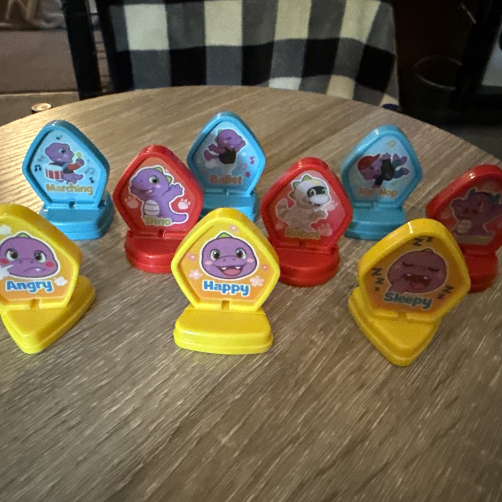VTech Mix and Match-a-Saurus Replacement Pieces Parts Yellow Red Blue 9pc