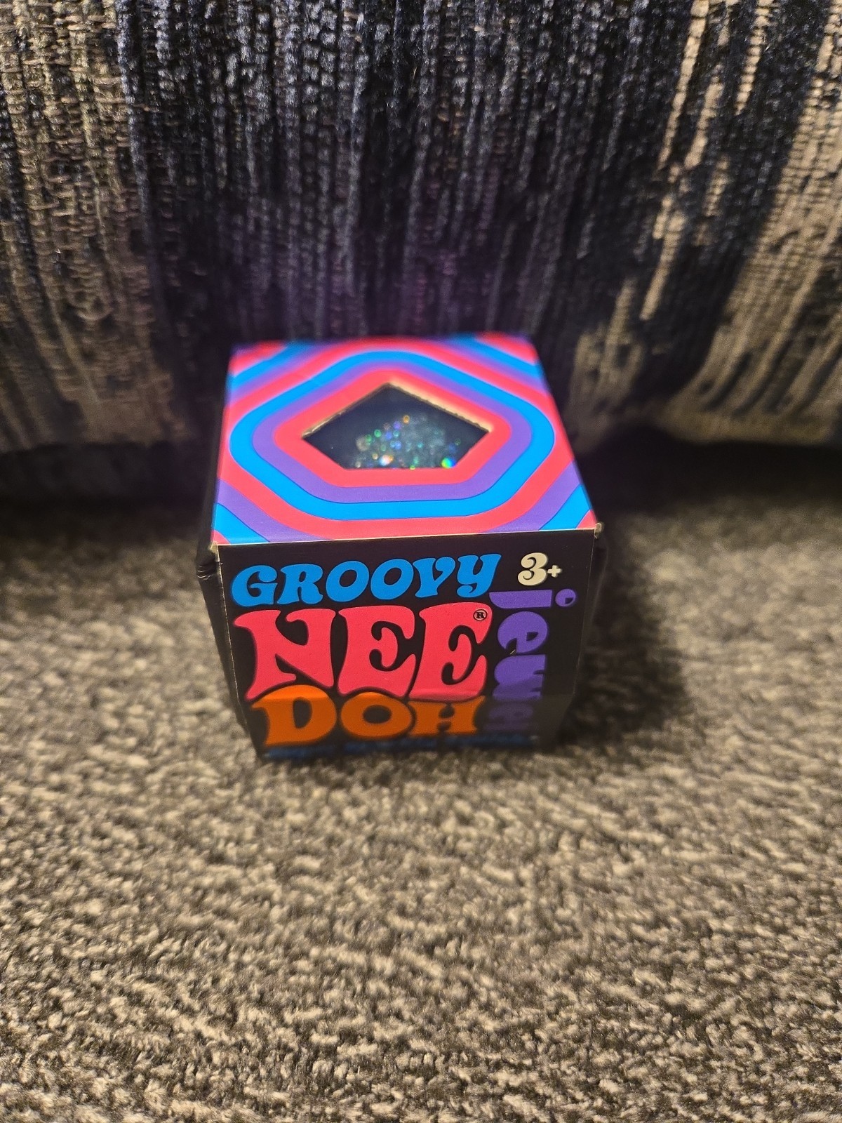 NeeDoh JEWEL MINI Groovy RARE AUTHENTIC BLUE TIKTOK VIRAL NEW