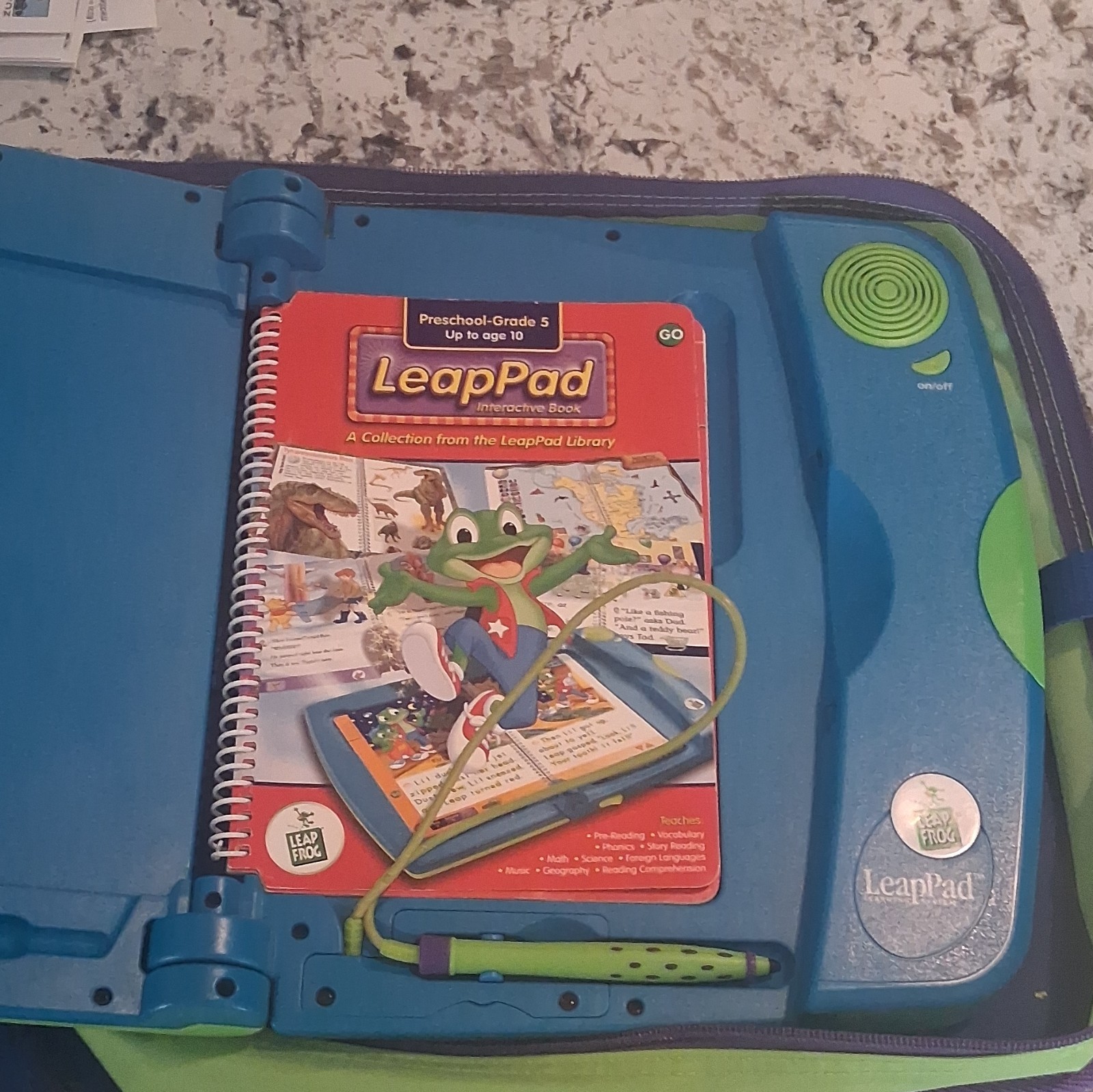 LeapFrog LeapPad Learning System w/ Carry Case & Books, Ages 4-6