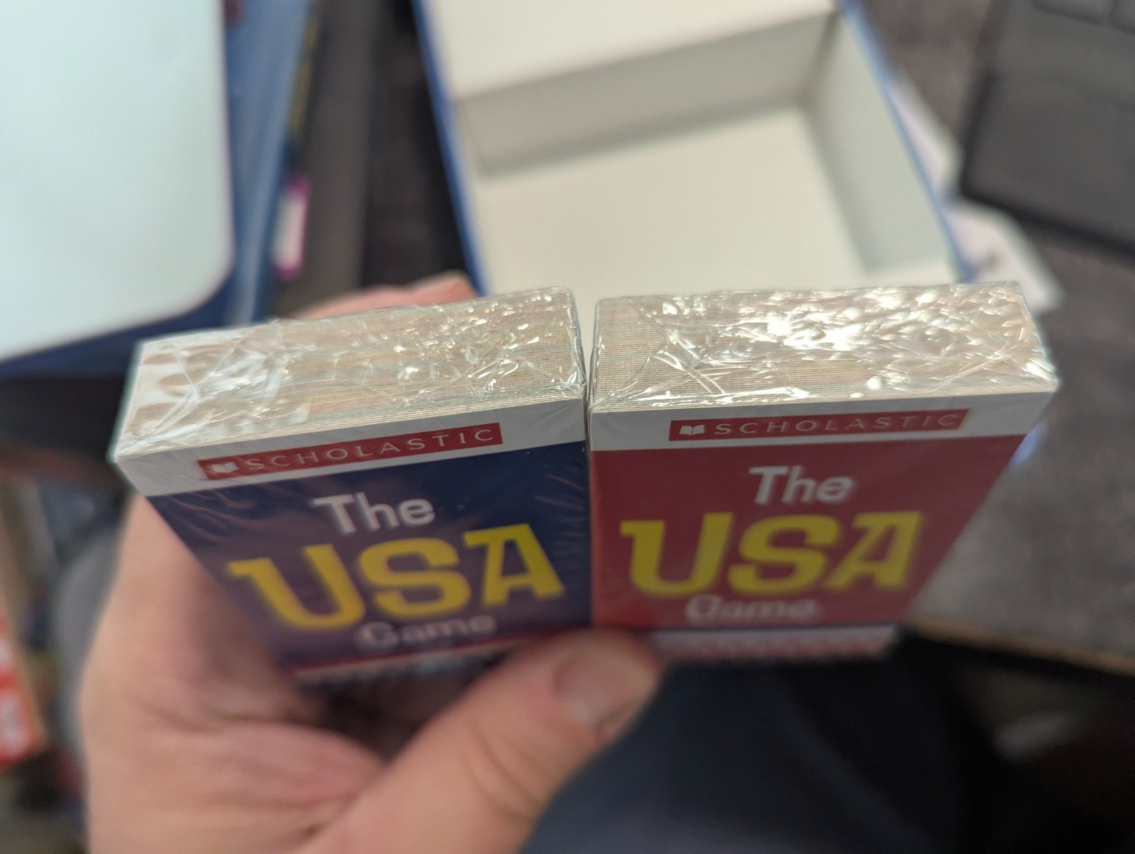 THE USA GAME by Scholastic Unviersity Games 100% COMPLETE CARDS in SHRINK 2018