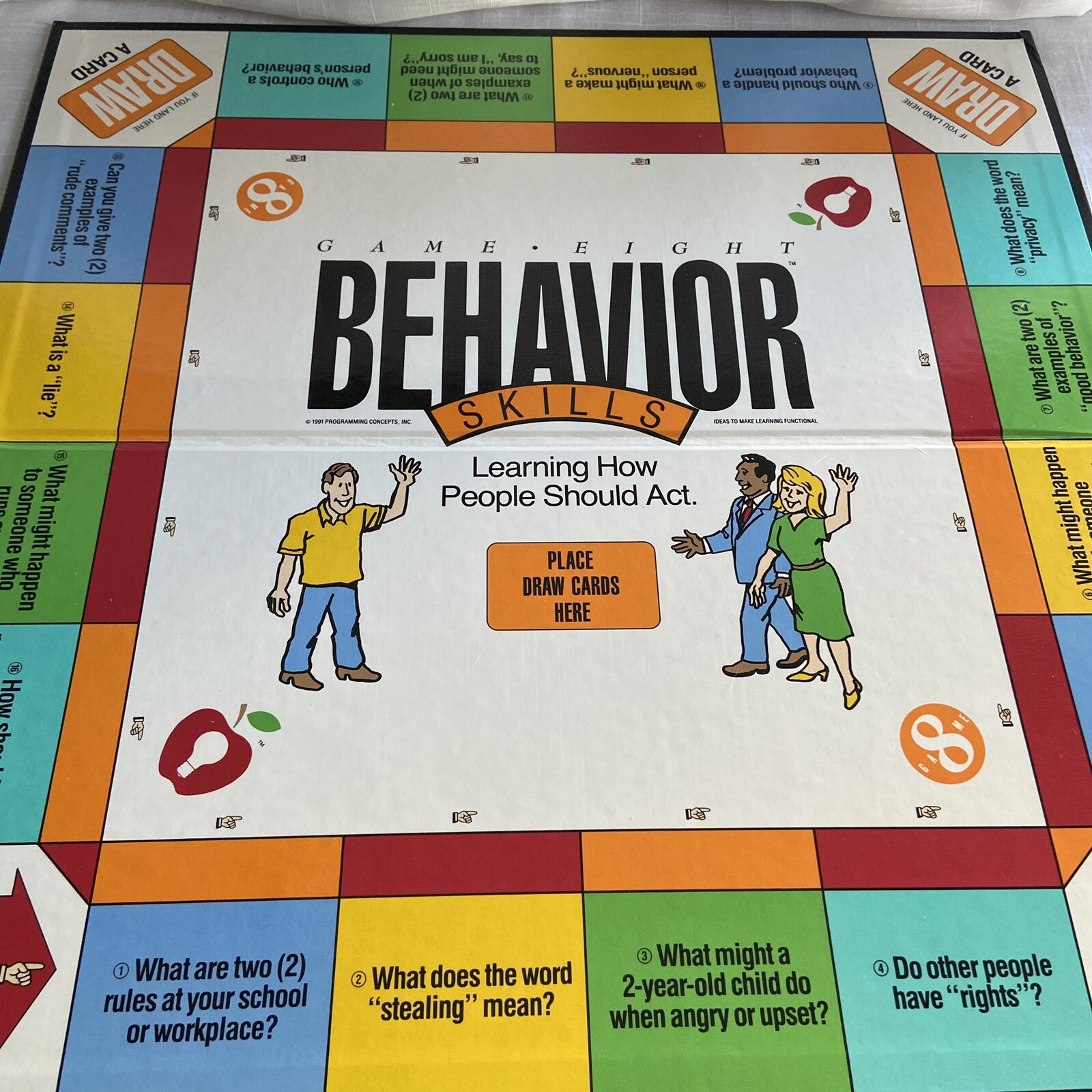 Game Eight Behavior Skills Board Game Special Education Teacher Social Skills
